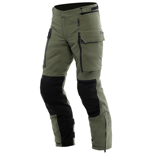 DAINESE Hekla Absoluteshell Pro 20K Pants, Textiel motorbroek heren, Groen-Zwart